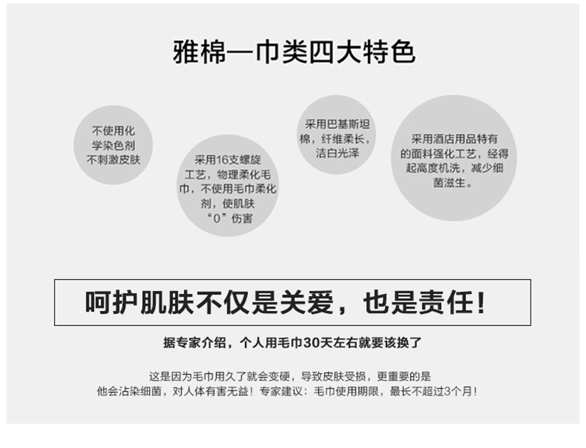 呵護肌膚，從一款好的面巾開始