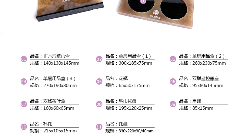 單品品名