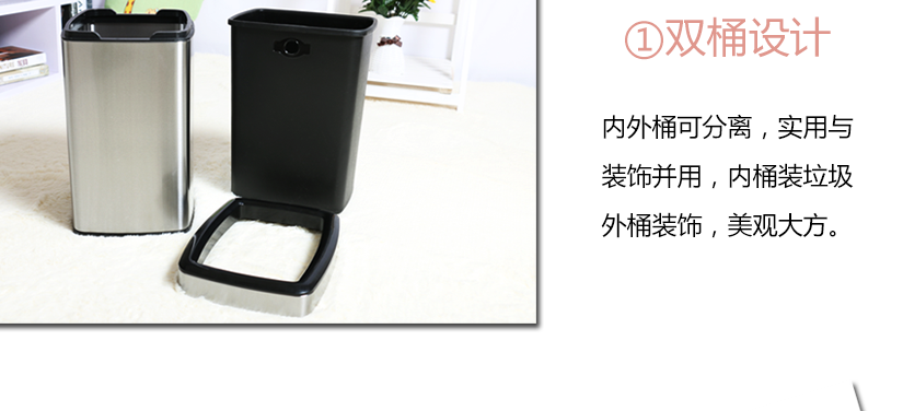 雙桶設(shè)計，內(nèi)外桶可分離，實用性強
