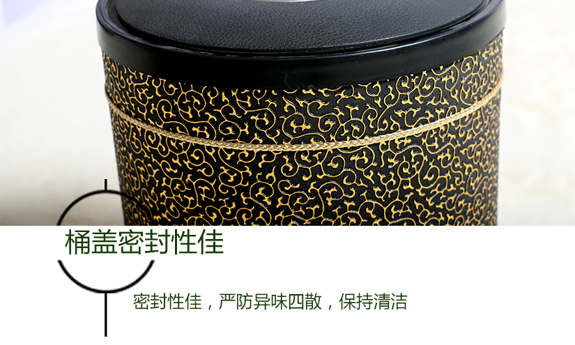 桶蓋密封性佳，防止異味亂竄，保持清新