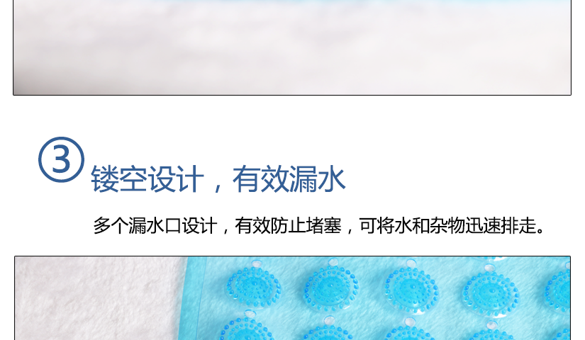 鏤空設計，快速漏水