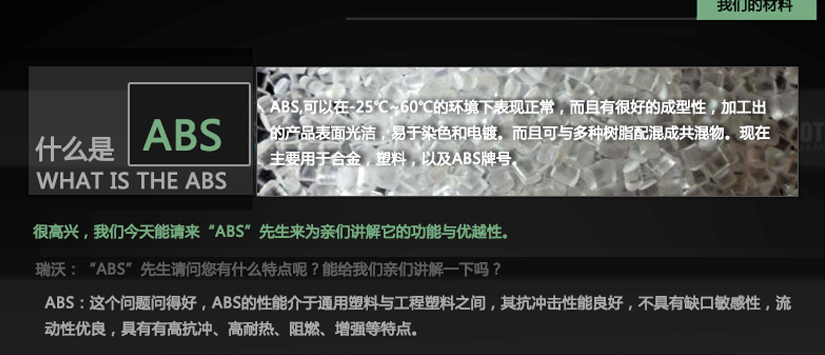 對使用材料的深度解析